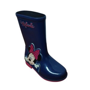 BOTAS DE LLUVIA AZUL MINNIE GRENDENE KIDS T 28/29 DET