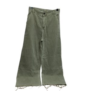 JEAN ANCHO VERDE SECO FLECOS MARFINNO T40