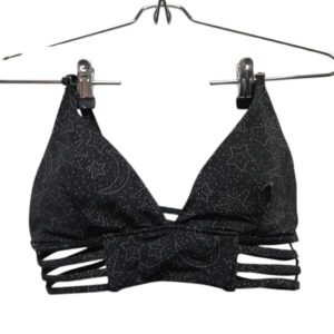 TOP NEGRO SATINADO LUNAS ESTRELLAS BLUE KISS TM