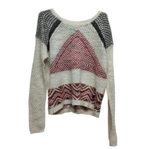 BUZO HILO CREMITA NEGRO NARANJA DANIEL CASSIN T L