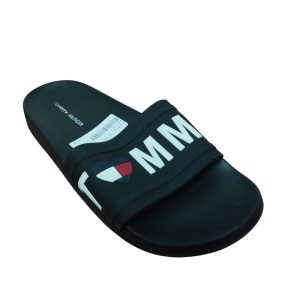 SANDALIA CHANCLETA NEGRA TOMMY HILFIGER T37