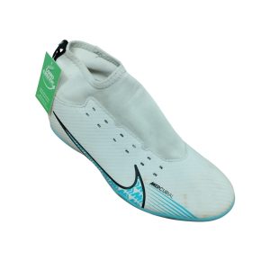 CHAMPIONES FUTBOL CON TAPONES BCO CELESTE NIKE MERCURIAL T 35.5 MCH BR