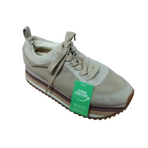 CHAMPIONES TELA BEIGE PLATAFORMA COLORES ZARA T 39 MCH