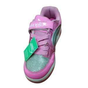 CHAMPIONES PATIN ROSADO PLATEADO HEELYS T33