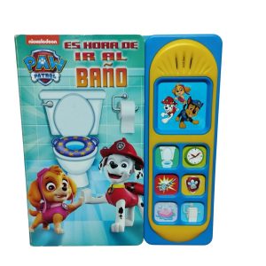 LIBRO PAW PATROL ES HORA DE IR AL BAÑO CON SONIDOS