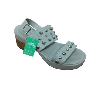 SANDALIAS ROSADAS TACHAS PLATEADAS MARCEL T 37