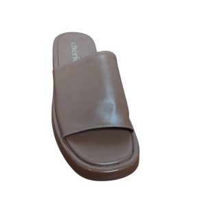 sandalias sueco marron cherie t40