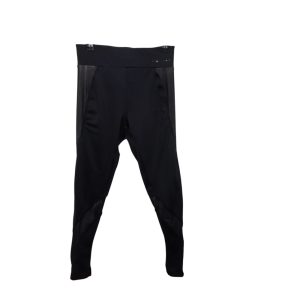 CALZA LYCRA NEGRA DET RED ABIERTA EN BAJOS OYSHO FITNESS TM
