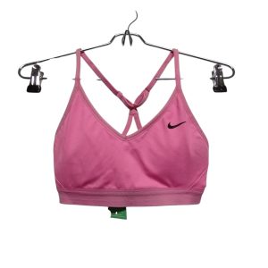 TOP DEPORTIVO LYCRA FUCSIA PIPA NEGRA NIKE T S CON RELLENO MCH