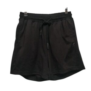SHORT TELA TIPO ALG NEGRO FORUM T XS DET ESTAMPADA