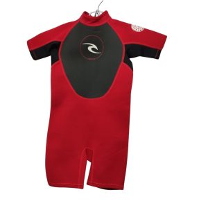 traje surf rojo negro rip curl t6 ap