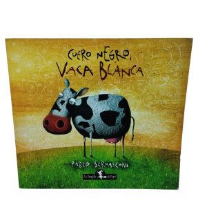 CUERO NEGRO VACA BLANCA