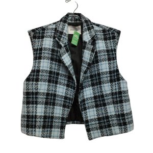 CHALECO CUADRILLE NEGRO CELESTE STRADIVARIUS TM
