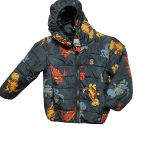 CAMPERA GRIS DINOSAURIOS COLORES POIM T4