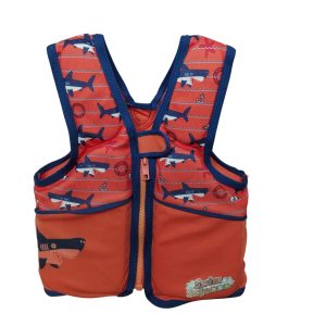 chaleco salvavidas naranja azul tiburones bestway 11-18 kgs gast