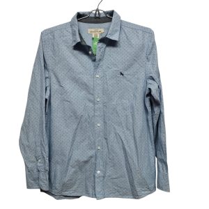 CAMISA CELESTE PUNTITOS AZULES H&M T 13-14