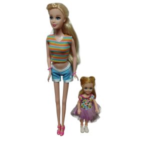 MUÑECAS TIPO BARBIE X 2 -1 GRANDE Y 1 CHIQUITA