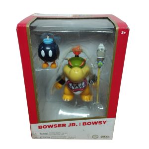 MUÑECO TIBURON Y BOMBA SUPER MARIO EN CAJA