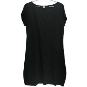 VESTIDO ALG NEGRO ESPALDA CIRCULO GAP TL