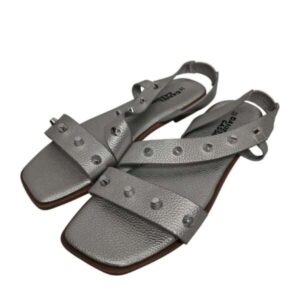 SANDALIAS PLATEADAS TACHAS DANIEL CASSIN T39
