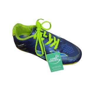 CHAMPIONES FUTBOL CON TAPONES AZUL VERDE JOMA T 30 MCH