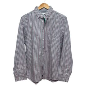 CAMISA A RAYAS AZUL BCO BORDO PULL & BEAR T L