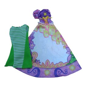 2 vestidos para muñeca tipo barbie