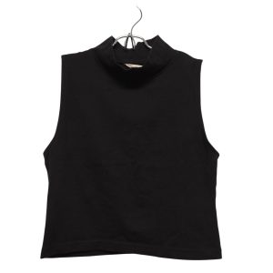 REMERA TOP ALG NEGRO SIN MANGAS CUELLO RUSTY T S