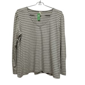 REMERA ALG GRIS RAYAS BLANCAS INDIAN TXL
