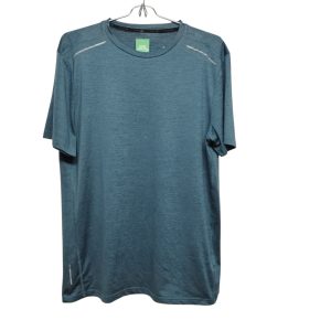 REMERA DEPORTIVA AZUL PLATEADO UV PROTECTION TL AP