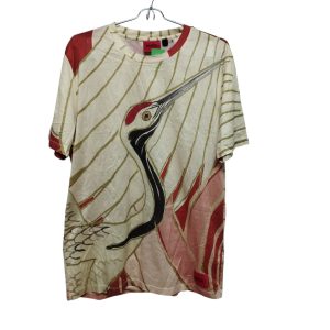 REMERA CREMITA ROJO VERDE PAJARON HUGO BOSS TL