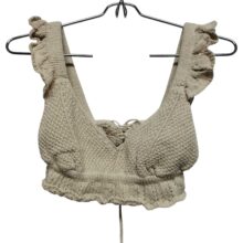 TOP HILO ESTILO CROCHET BEIGE T S AP