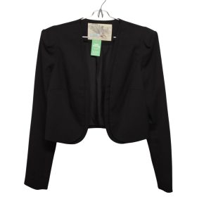 CHAQUETA CORTA SIN BOTONES NEGRA KIMCHIE BLUE T M