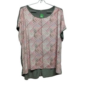 REMERA ALG DELANTERA EST ROSADO BCO CELESTE GRIS T XL AP