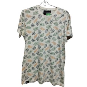 REMERA BLANCA HOJAS COLORES MISTRAL T M MCH