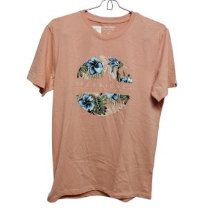 REMERA ALG SALMON HOJAS VERDE FLORES AZUL JACK & JONES T S