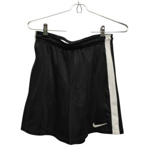 SHORT DEPORTIVO NEGRO BCO NIKE T L NIÑO 12 AP ENGANCHE