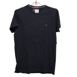 REMERA AZUL M BORDADA EN ROSADO MISTRAL T S DECO