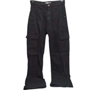 PANTALON NEGRO CARGO ZARA T38