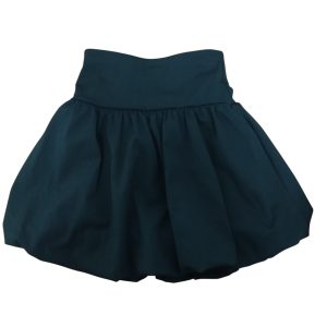 POLLERA NEGRA ABUCHONADA ZARA T 10
