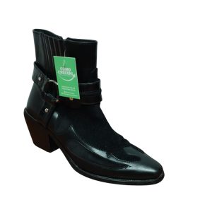 BOTA TIPO TEJANA NEGRA KORIUM T 38 RASP