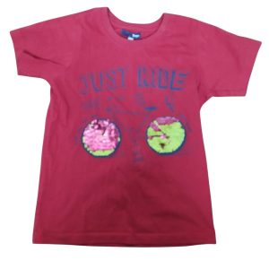 REMERA ROJA JUST RIDE BUNGY BOYS T6