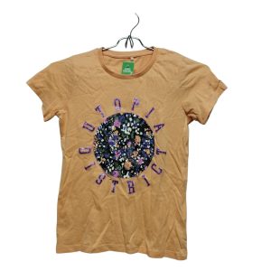 REMERA NARANJA UTOPIA NAME IT T9/10