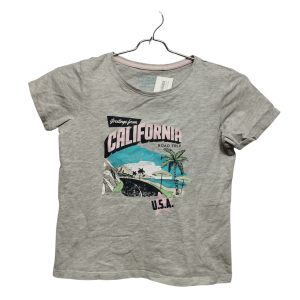 REMERA ALG GRIS CALIFORNIA PALMERAS PRIMARK T 8-9