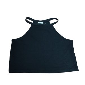 MUSCULOSA NEGRA CORTA ZARA T 13-14