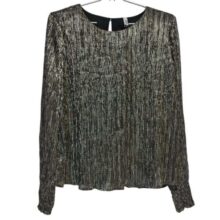 BLUSA M/L DORADO PLATEADO INDIAN TS