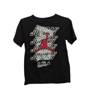 REMERA ALG NEGRO BCO ROJO JORDAN T L- 12-13 FR