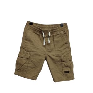 BERMUDA GABARDINA CARGO PIOLAS BLANCAS H&M T8/9