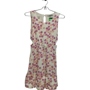 VESTIDO ALG CREMITA FLORES FUXIA FUZARKA T11/12