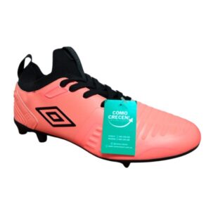 CHAMPIONES FUTBOL 11 NARANJA NEGRO UMBRO T 40 EN CAJA